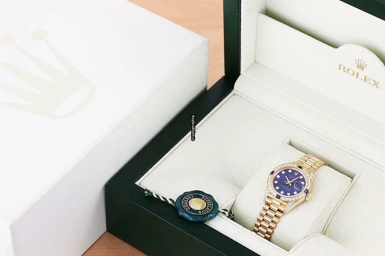 Aaa Replica Rolex Lady-datejust 69178 Caliber 2135 Automatic Movement 26mm Yellow Gold Case Womens Watch - Image 6