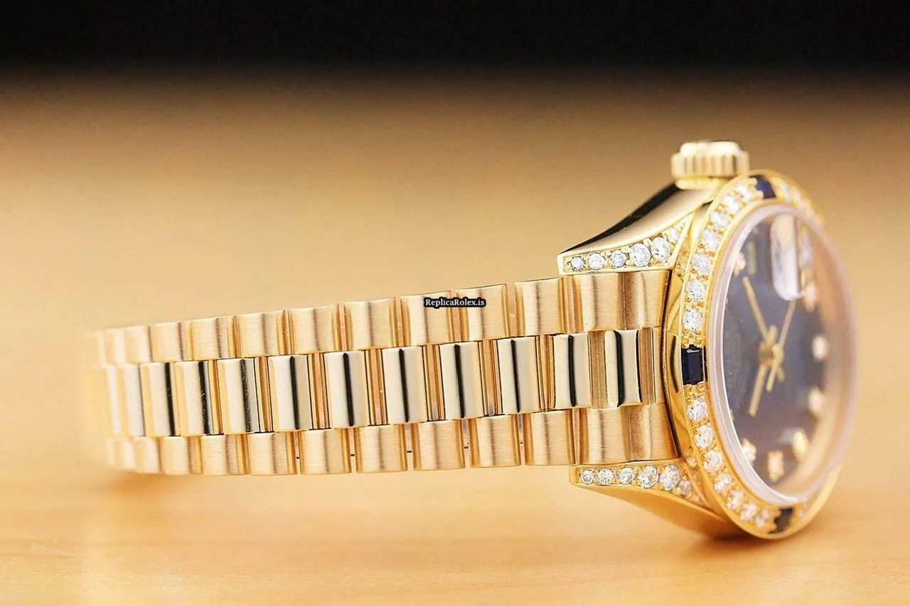 Aaa Replica Rolex Lady-datejust 69178 Caliber 2135 Automatic Movement 26mm Yellow Gold Case Womens Watch - Image 7