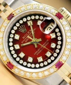 Design Replica Rolex Lady-datejust 69173 Caliber 2135 Automatic Movement 26mm Steel Case Womens Watch