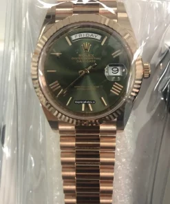 High Quality Imitation Rolex Day-date 40 228235 Caliber 3255 Automatic Movement 40mm Rose Gold Case Mens/unisex Watch