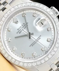 Amazing Fake Rolex Datejust 1601 Caliber 1570 Automatic Movement 36mm Steel Case Mens/unisex Watch