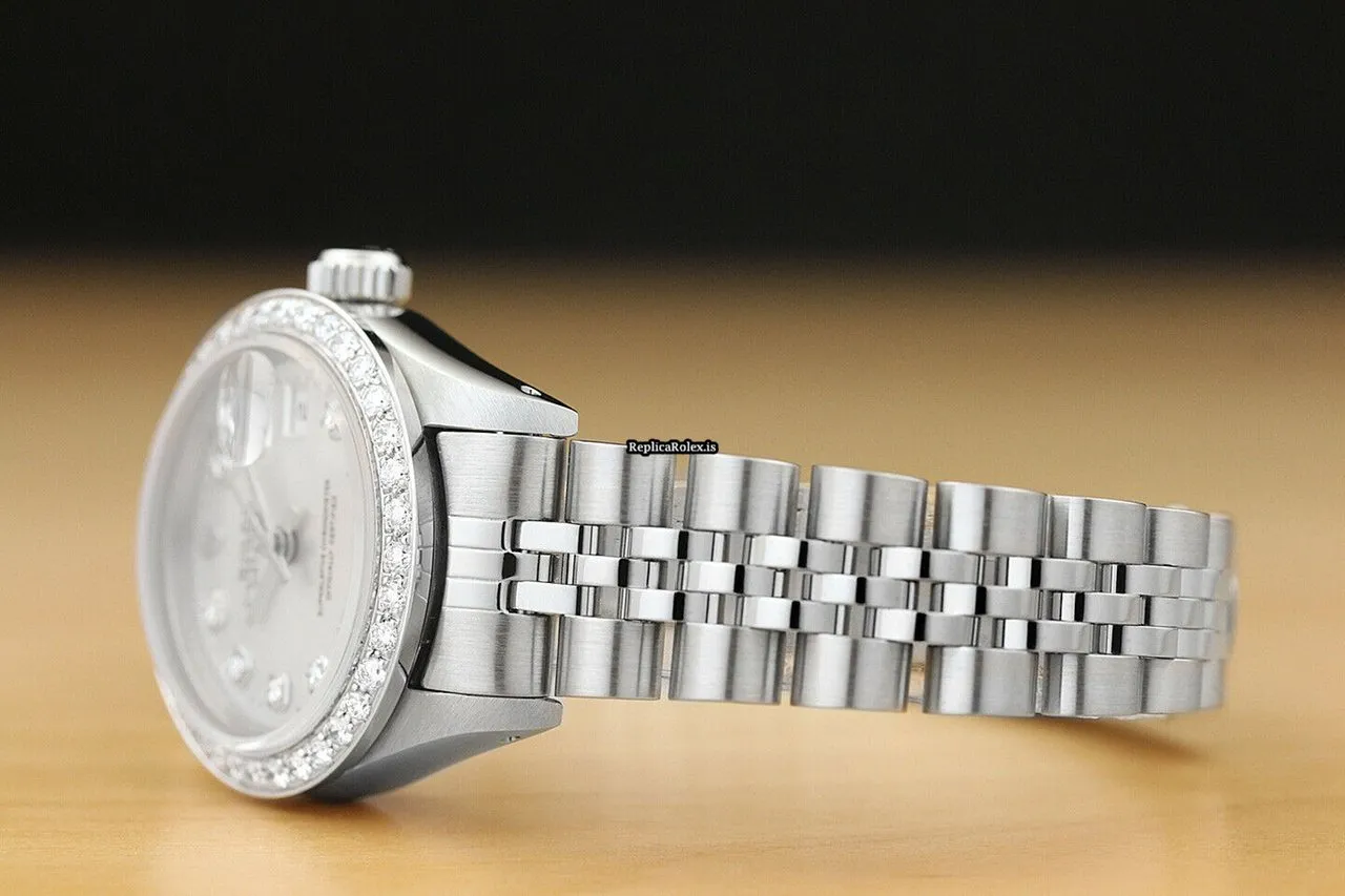 Affordable Replica Rolex Lady-datejust 69174 Caliber 2135 Automatic Movement 26mm Steel Case Womens Watch - Image 4