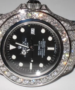 Luxury Replica Rolex Sea-dweller Deepsea Self Winding Automatic 44mm Steel Case Mens/unisex Watch