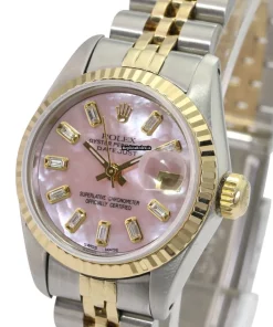 Wonderful Copy Rolex Lady-datejust 69173 Caliber 2135 Automatic Movement 26mm Gold/steel Case Womens Watch