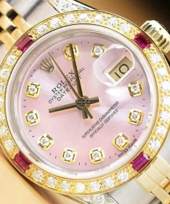 Attractive Replica Rolex Lady-datejust 69173 Caliber 2135 Automatic Movement 26mm Steel Case Womens Watch