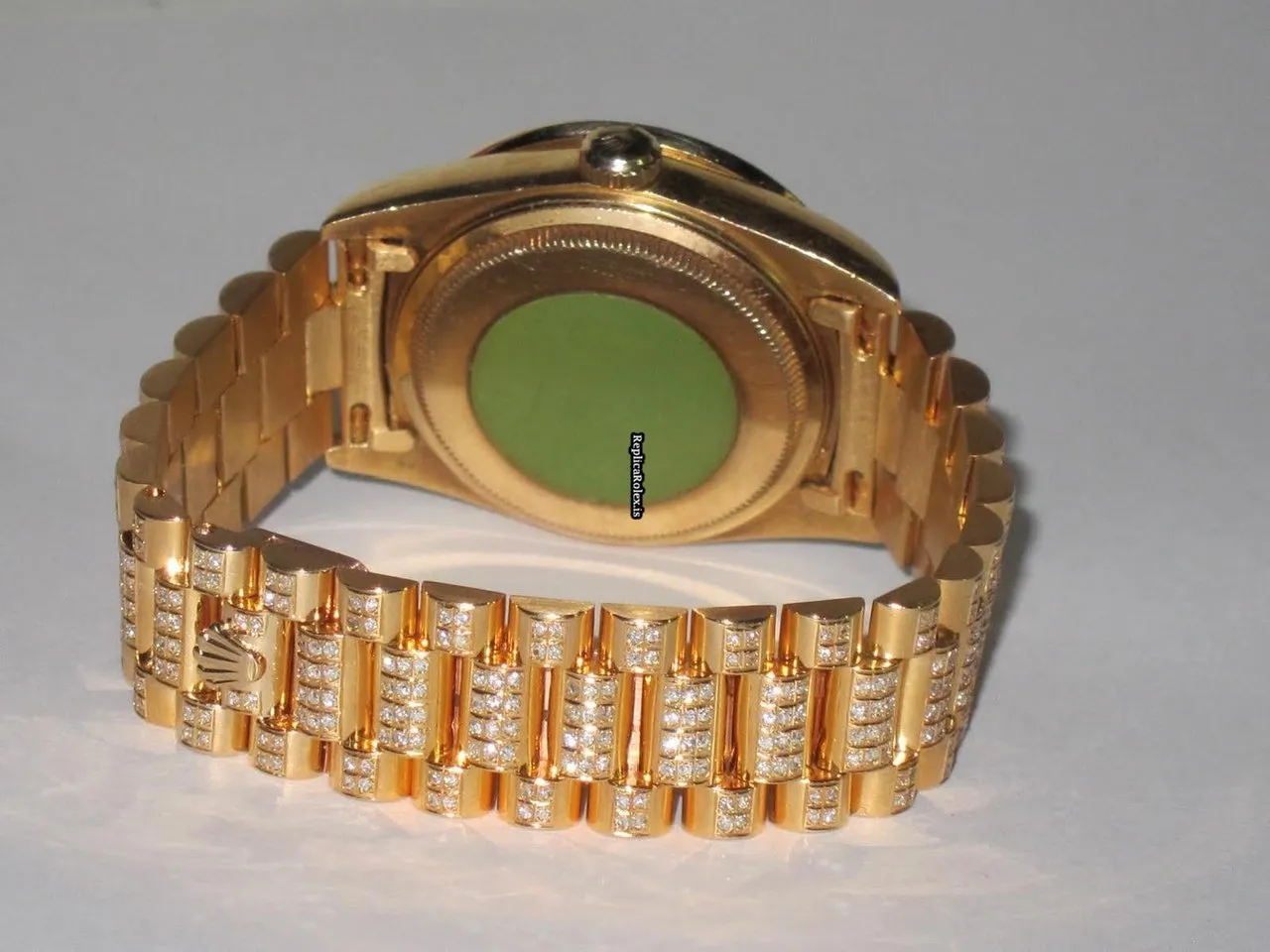 Wonderful Replica Rolex Day-date Self Winding Automatic 36mm Yellow Gold Case Mens/unisex Watch - Image 8