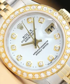 Appealing Clone Rolex Lady-datejust 69173 Caliber 2135 Automatic Movement 26mm Steel Case Womens Watch