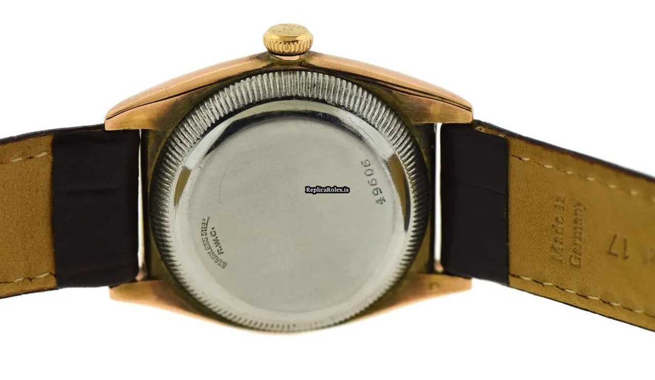 Offering Replica Rolex Bubble Back 3696 Automatic Movement 32mm Gold/steel Case Mens/unisex Watch - Image 3