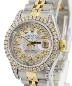 Amazing Knockoff Rolex Lady-datejust 69173 Caliber 2135 Automatic Movement 26mm Gold/steel Case Womens Watch