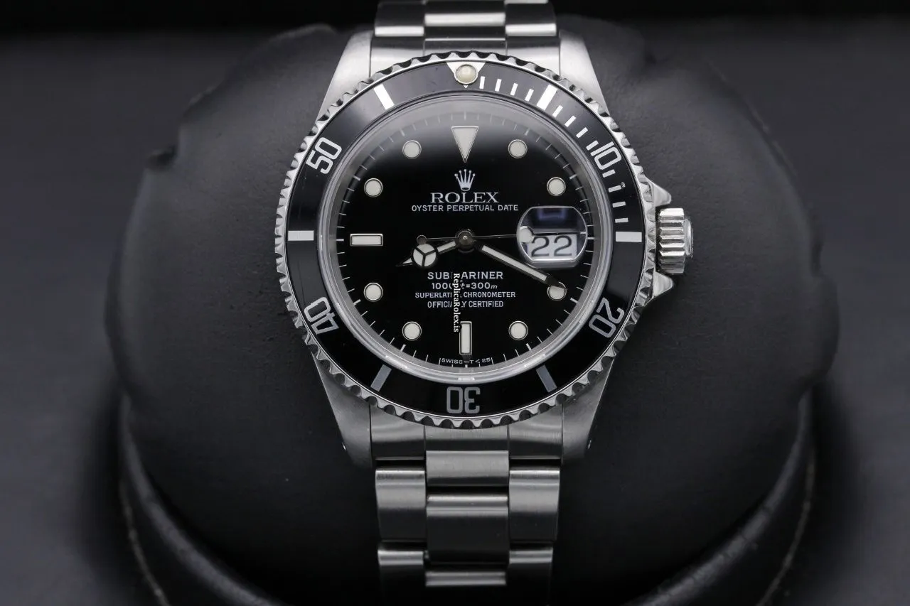 Excellent Fake Rolex Submariner Date 16610 40mm Steel Case Watch