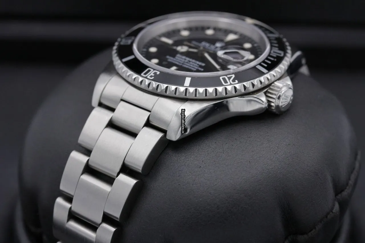 Excellent Fake Rolex Submariner Date 16610 40mm Steel Case Watch - Image 5