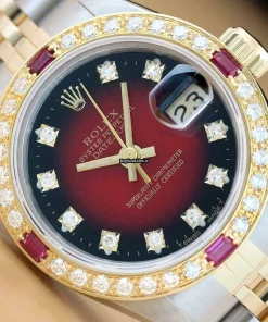 Trustworthy Replica Rolex Lady-datejust 69173 Caliber 2135 Automatic Movement 26mm Steel Case Womens Watch