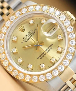 Fine Replica Rolex Lady-datejust 69173 Caliber 2135 Automatic Movement 26mm Steel Case Womens Watch