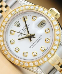 Lovely Fake Rolex Lady-datejust 69173 Caliber 2135 Automatic Movement 26mm Steel Case Womens Watch