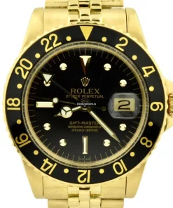 Cool Replica Rolex Gmt-master Caliber 3185 Automatic Movement 40mmmm Yellow Gold Case Mens/unisex Watch