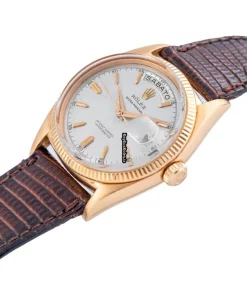 Perfect Replica Rolex Day-date 6611 Caliber 1055 Automatic Movement 36mm Rose Gold Case Mens/unisex Watch