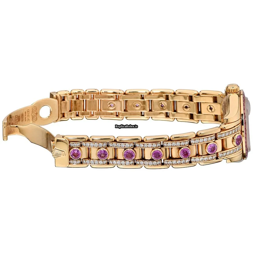 Discount Replica Rolex Pearlmaster 69308 Self-winding Automatic 29mm Yellow Gold Case Womens Watch - Image 5