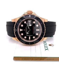 Neat Replica Rolex Yacht-master 40 116655 Caliber 3135 Automatic Movement 40mm Rose Gold Case Mens/unisex Watch