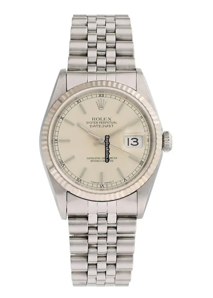 Well Made Fake Rolex Datejust 16234 Automatic Movement 36mm Steel Case Mens/unisex Watch - Image 2