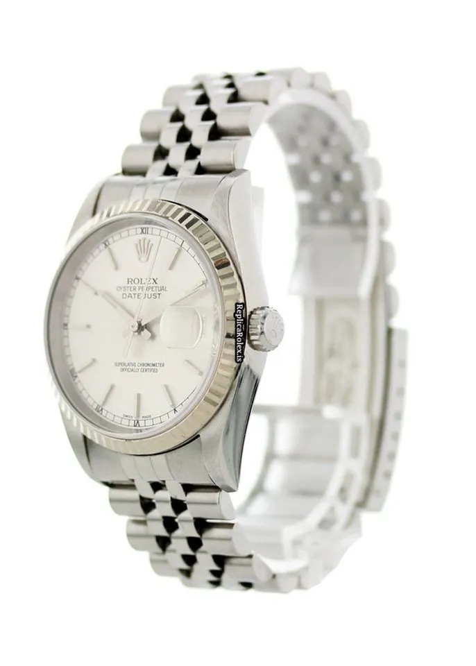 Well Made Fake Rolex Datejust 16234 Automatic Movement 36mm Steel Case Mens/unisex Watch - Image 3