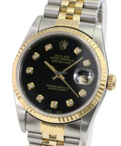 Terrific Fake Rolex Datejust 16233 Caliber 3135 Automatic Movement 36mm Gold/steel Case Mens/unisex Watch