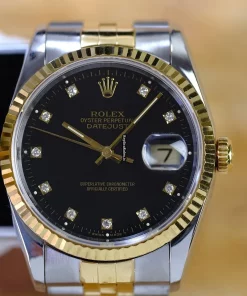 Excellent Replica Rolex Datejust 16233 Caliber 3135 Automatic Movement 36mm Gold/steel Case Mens/unisex Watch
