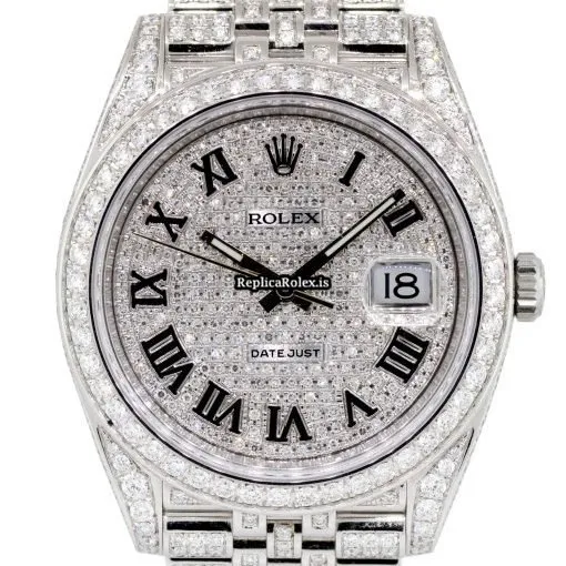 Lovely Fake Rolex Datejust 126300 Automatic Movement 41mm Steel Case Watch