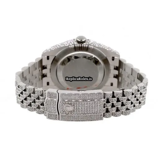 Lovely Fake Rolex Datejust 126300 Automatic Movement 41mm Steel Case Watch - Image 4