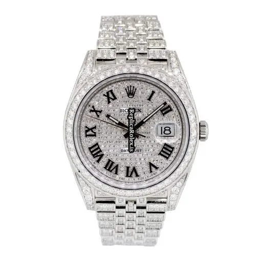Lovely Fake Rolex Datejust 126300 Automatic Movement 41mm Steel Case Watch - Image 5