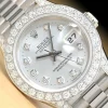 Appealing Clone Rolex Lady-datejust 69179 Caliber 2135 Automatic Movement 26mm White Gold Case Womens Watch
