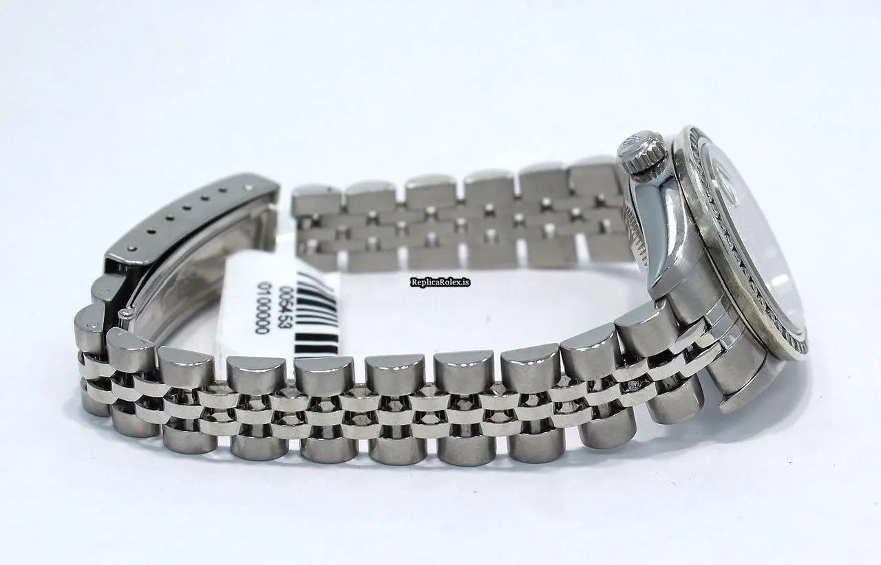 Affordable Clone Rolex Oyster Perpetual Lady Date 79160 Automatic Movement 26mm Steel Case Womens Watch - Image 10