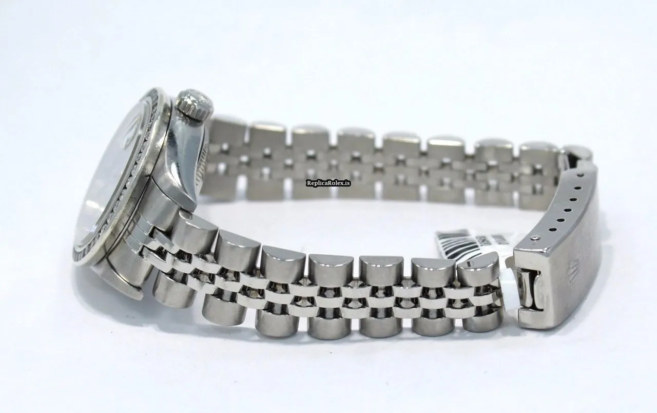 Affordable Clone Rolex Oyster Perpetual Lady Date 79160 Automatic Movement 26mm Steel Case Womens Watch - Image 7