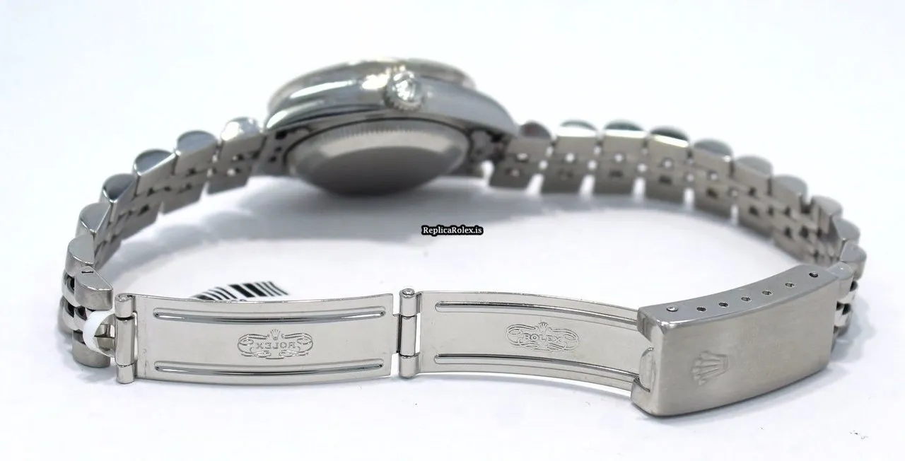 Affordable Clone Rolex Oyster Perpetual Lady Date 79160 Automatic Movement 26mm Steel Case Womens Watch - Image 9