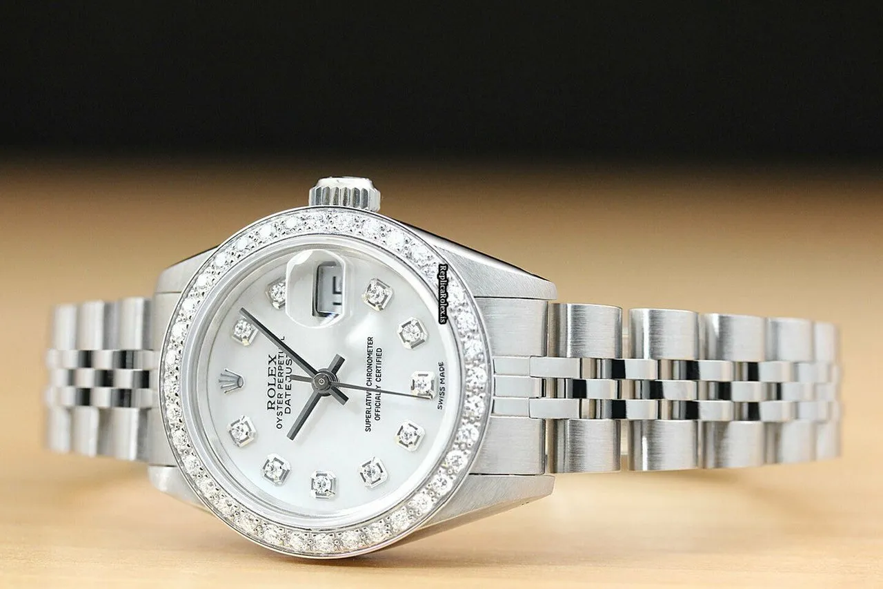 Attractive Copies Rolex Lady-datejust 69174 Caliber 2135 Automatic Movement 26mm Steel Case Womens Watch - Image 2