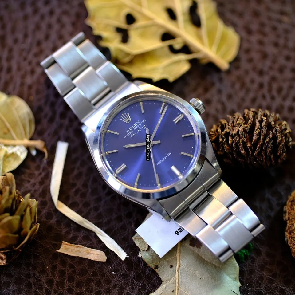 Aaa Replica Rolex Air King Precision 5500 Caliber 1520 Automatic Movement 34mm Steel Case Mens/unisex Watch - Image 6