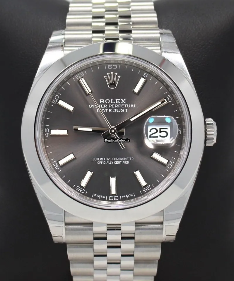 Suitable Replica Rolex Datejust 126300 Automatic Movement 41mm Steel Case Watch - Image 2
