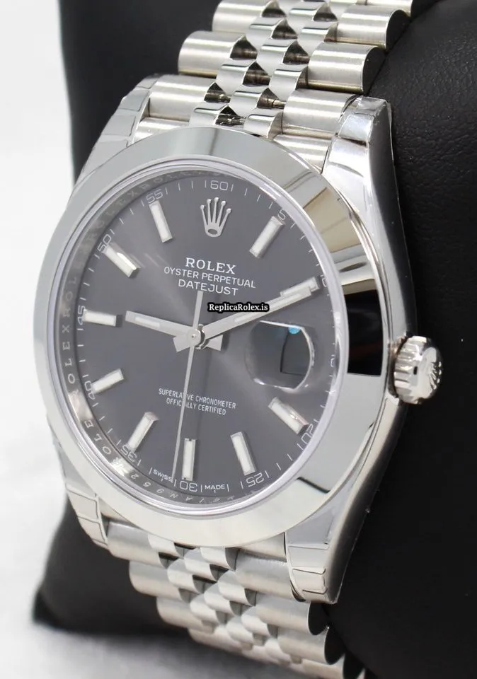 Suitable Replica Rolex Datejust 126300 Automatic Movement 41mm Steel Case Watch - Image 3