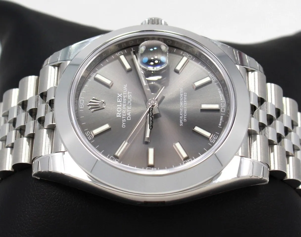 Suitable Replica Rolex Datejust 126300 Automatic Movement 41mm Steel Case Watch - Image 5