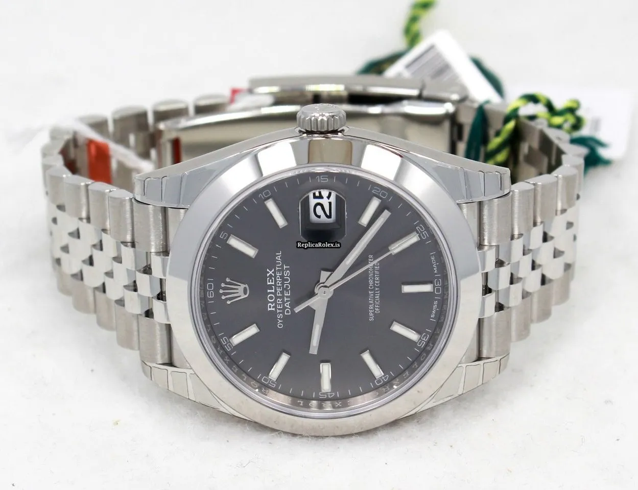 Suitable Replica Rolex Datejust 126300 Automatic Movement 41mm Steel Case Watch - Image 7