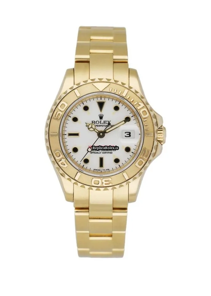 Suitable Replica Rolex Yacht-master 69628 Automatic Movement 29mm Yellow Gold Case Womens Watch