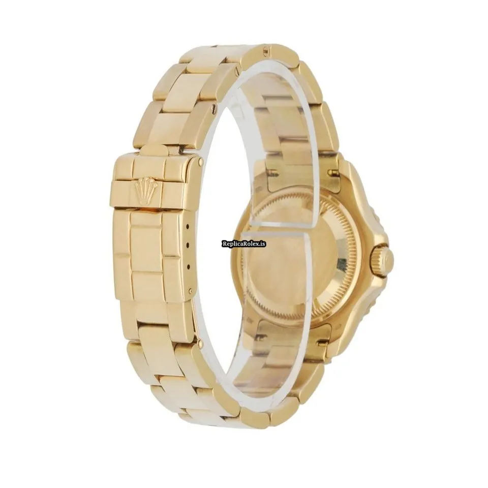 Suitable Replica Rolex Yacht-master 69628 Automatic Movement 29mm Yellow Gold Case Womens Watch - Image 4