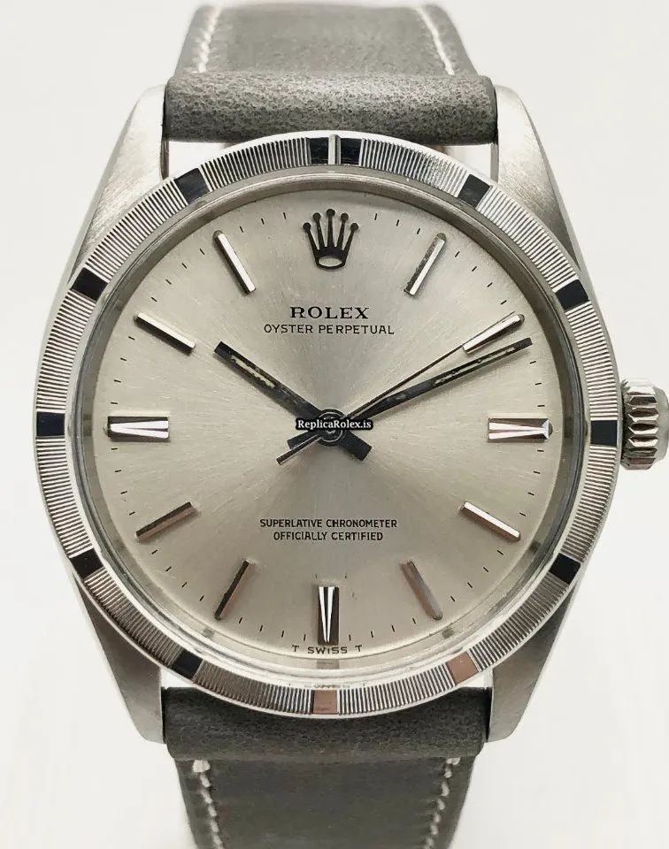 Top Replica Rolex Oyster Perpetual 34 1007 Caliber 1570 Automatic Movement 34mm Steel Case Watch