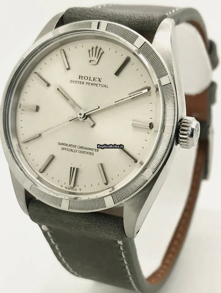 Top Replica Rolex Oyster Perpetual 34 1007 Caliber 1570 Automatic Movement 34mm Steel Case Watch - Image 2