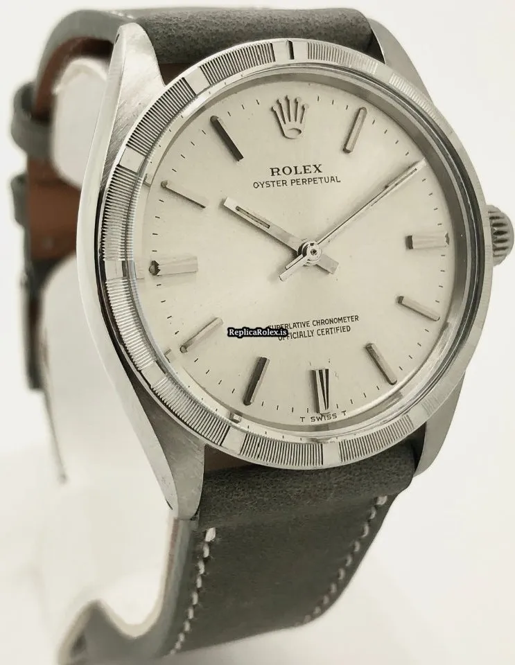 Top Replica Rolex Oyster Perpetual 34 1007 Caliber 1570 Automatic Movement 34mm Steel Case Watch - Image 3