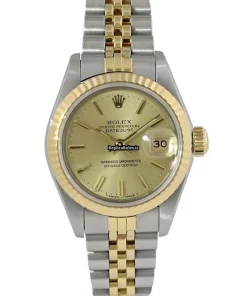 Defect Replica Rolex Lady-datejust 69173 Caliber 2135 Automatic Movement 26mm Steel Case Womens Watch