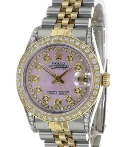 Affordable Replica Rolex Lady-datejust 68273 Caliber 2135 Automatic Movement 31mm Gold/steel Case Womens Watch