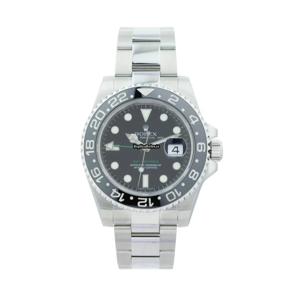 Terrific Replica Rolex Gmt-master II 116710ln Caliber 3186 Automatic Movement 40mm Steel Case Mens/unisex Watch