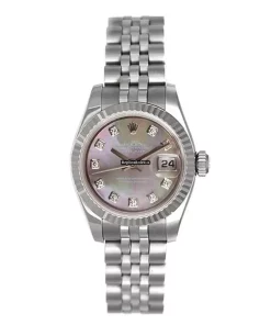 Awesome Replica Rolex Lady-datejust 179174 Automatic Movement 26mm Gold/steel Case Womens Watch