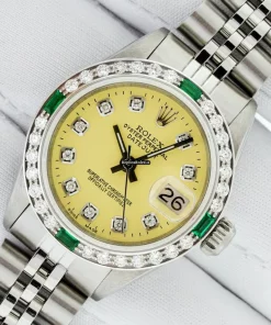 Terrific Replica Rolex Lady-datejust 6917 Caliber 2030 Automatic Movement 26mm Steel Case Womens Watch