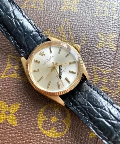 Trustworthy Replica Rolex Oyster Perpetual 34 1005 Caliber 1570 Automatic Movement 34mm Yellow Gold Case Mens/unisex Watch